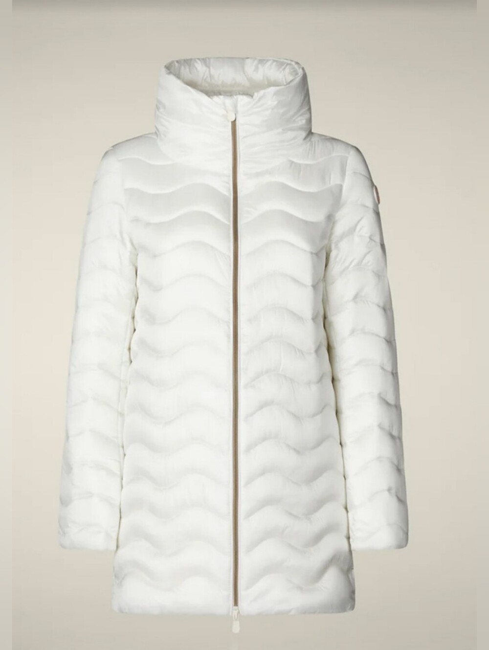 Save The Duck Livette Wavy Quilted Water Repellent Puffer Jacket